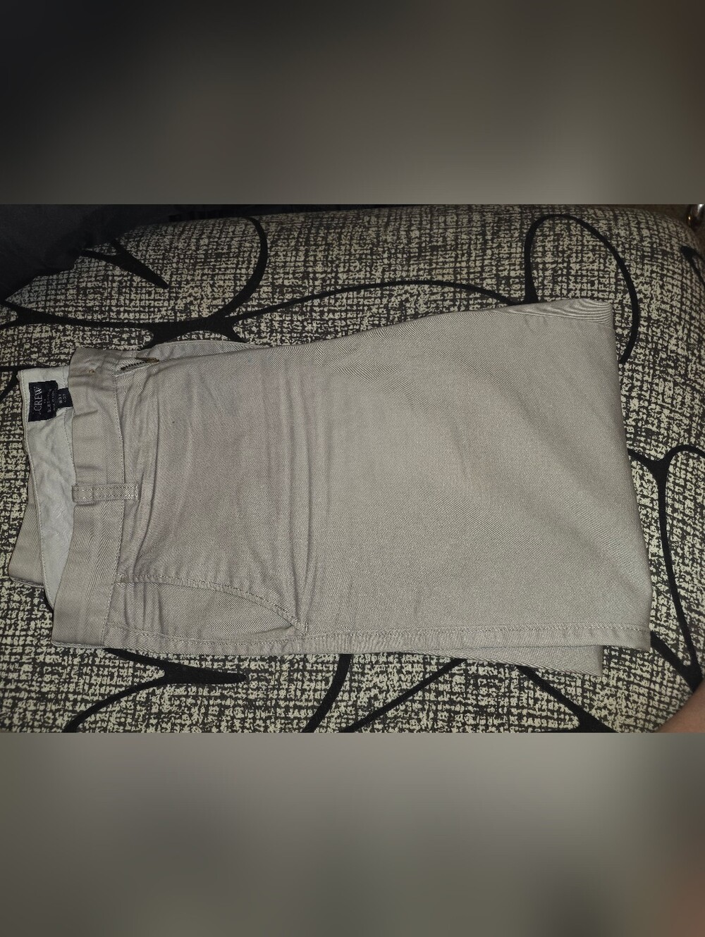 J. Crew Light Gray Straight-Leg Pants